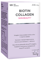 VITABALANS Biotin Collagen Skin Beauty tabletės, 120 vnt.