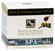 HEALTH&BEAUTY Dead Sea Minerals Olive Oil & Honey veido kremas, 50 ml