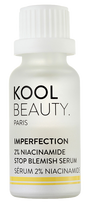 KOOL BEAUTY Imperfection, 2% Niacinamides kovai su odos netobulumais serumas, 20 ml