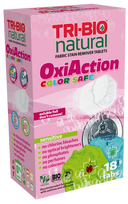 TRI-BIO OxiAction Color Safe tabletės dėmių valymui, 18 vnt.