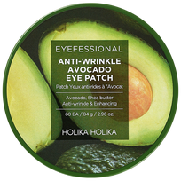 HOLIKA HOLIKA Eyefessional Anti-Wrinkle Avocado paakių pagalvėlės, 60 vnt.