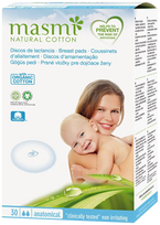MASMI Organic liemenėlės įdėklai maitinančioms, 30 vnt.