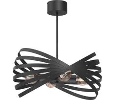 Sietynas ant stulpo SPARKLE 4xE27/15W/230V juoda