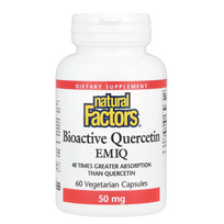 Natural Factors Bioactive Quercetin EMIQ 50 mg 60 caps