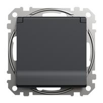Kištukinis lizdas SCHNEIDER SEDNA DESIGN, antracito sp.,IP44