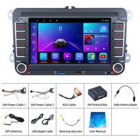 REAKOSOUND automobilio radijas Android skirtas VW Passat 6 7 CC Polo GOLF 5 6 Touran WiFi GPS navigacija BT WiFi padalintas ekranas FM 1+32