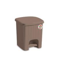 Šiukšliadėžė 4,5 l 20,5x20,5x23,5 cm plastikinė ruda Stefanplast