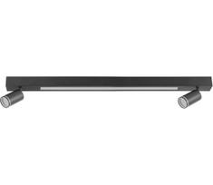 LED lubinis šviestuvas PARYŽIUS LED/24W/230V + 2xGU10/10W juoda