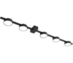 LED lubinis šviestuvas JOY 5xGX53/6W/230V juoda