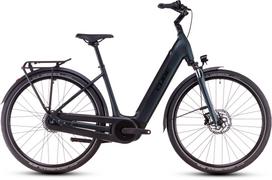 Elektrinis dviratis Cube Supreme RT Hybrid Comfort EX 500 Easy Entry viridian'n'black 2025