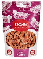 Ficcaro antienos kubeliai skanėstai šunims ir katėms, 100 g