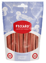 Ficcaro ėrienos ir antienos filė skanėstai šunims ir katėms, 100 g