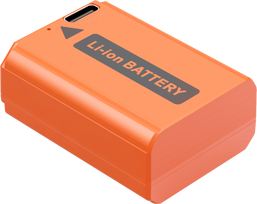 SmallRig 4965 NP-FW50 USB-C Rechargeable Camera Battery Orange