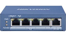 5 prievadų, 4 PoE prievadų komutatorius Hik-vision DS-3E0505P-E/M