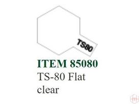 Tamiya - Purškiami dažai TS-80 Flat clear, 100ml