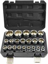 AW-Tools Sukimo galvučių rinkinys AWTools AW38550BL; 1/2''; 8-36 mm; 21 vnt.