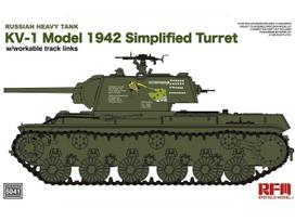 Rye Field Model - Russian Heavy Tank KV-1 Model 1942 Simplified Turret, 1/35, RFM-5041