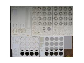 WMC - F. Blinovo vikšrinis traktorius iš faneros Lazeriu pjautas rėmas, 1/25, 55-1