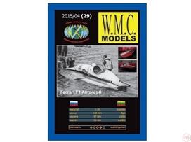 WMC - Ferrari Antares II 3 iš faneros Lazeriu pjautas rėmas, 1/25, 29-1