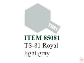 Tamiya - Purškiami dažai TS-81 Royal light gray, 100ml