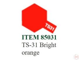 Tamiya - Purškiami dažai TS-31 Bright orange, 100ml