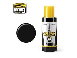 AMMO MIG - ONE SHOT PRIMER (Gruntas) - BLACK, 60ml, 2023
