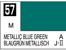 Mr.Hobby - Mr.Color serijos nitro dažai C-057 Metallic blue green, 10ml