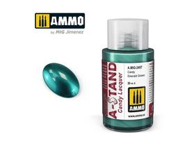 AMMO MIG - A-Stand dažai Candy Emerald Green, 30 ml, 2457