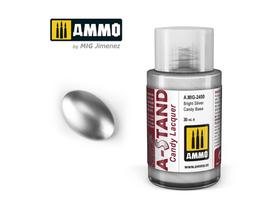 AMMO MIG - A-Stand dažai Bright Silver Candy Base, 30 ml, 2450