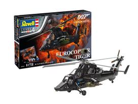 Revell - James Bond 007 Golden Eye Eurocopter Tiger dovanų komplektas, 1/72, 05654