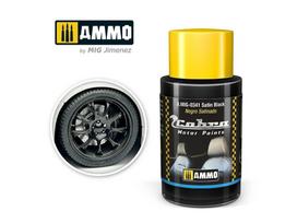 AMMO MIG - Cobra motor dažai Cobra Motor Satin Black, 30 ml, 0341