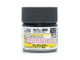 Mr.Hobby - Gundam Color serijos dažai MS Grey (metallic), 10 ml, UG-05