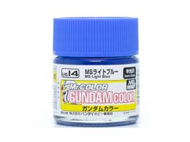Mr.Hobby - Gundam Color serijos dažai MS Light Blue (Semi-Gloss), 10 ml, UG-14