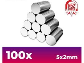 Green stuff world - Neodimio magnetai 5x2mm - 100vnt., 9265
