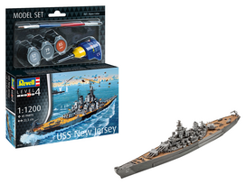 Revell - U.S.S. New Jersey dovanų komplektas, 1/1200, 65183