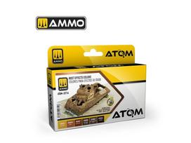 AMMO MIG - ATOM Akrilinių dažų rinkinys Rust Effects Colors, 20714