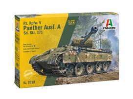 Italeri - Sd.Kfz. 171 Pz.Kpfw. V Panther Ausf. A, 1/72, 7018