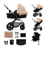 Universalus vežimėlis Kinderkraft Moov 2 Air 4in1, Sand Beige