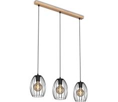 Brilo - Pakabinamas sietynas WAKTU 3xE27/60W/230V kaučiukas