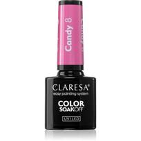 Claresa SoakOff UV/LED Color Candy gelinis nagų lakas atspalvis 8 5 g