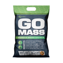 GO POWDERS GO MASS GAINERIS Masės augimo proteino kokteilis Šokolado ir lazdyno riešutų skonio, 5 kg