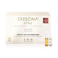 CRESCINA TRANSDERMIC 100% ampulių kompleksas plaukų slinkimo stabdymui ir plaukų atauginimui MOTERIMS, 500 stiprumo, 40 vnt. (20+20) +dovana plaukų šampūnas