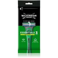 Wilkinson Sword Essentials 3 Sensitive vienkartiniai skustuvai 4 vnt.