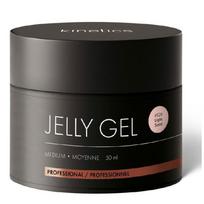 Tiksotropinis gelis nagų priauginimui su spalva Kinetics Medium Jelly Gel, 50 g