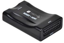 Adapteris Techly 361926 SCART, HDMI, juoda sp.