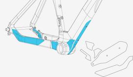 Transparent Protectors Kit Frame Orca Aero OMX