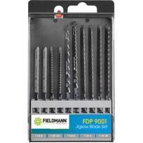 Siaurapjūklio pjūklelių rinkinys Fieldmann FDP 9001, 10 vnt.