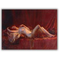 Reprodukcija „Gulinti egzotinė gražuolė“, Delphin Enjolras