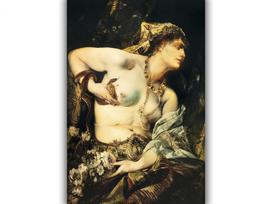 Reprodukcija „Kleopatros mirtis“, Hans Makart, (1875)