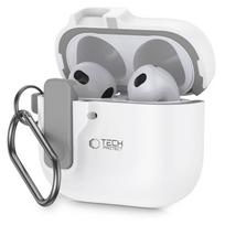 Apple AirPods 4 Tech-Protect Slim Hook dėklas jūsų ausinėms baltos spalvos